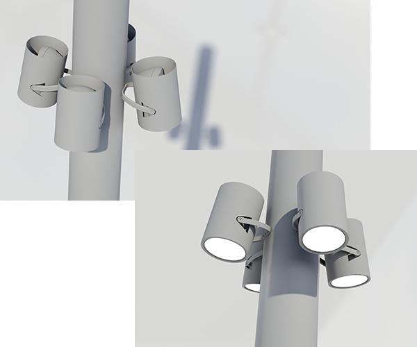 Schréder uses the latest 3D modelling software to design luminaires