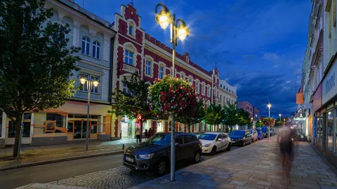 ALBANY LED enhances safety and ambiance in Tabor's historic centre with low energy consumption